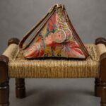 Kashmiri Velvet Triangle Bag